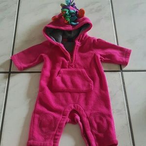 Baby Monster Hooded Onesie