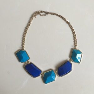 Blue Statement Necklace