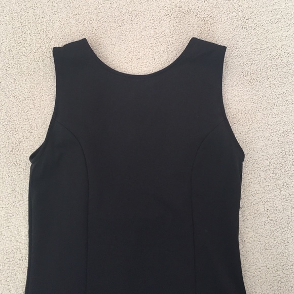 black low-back mini dress - Picture 2 of 3