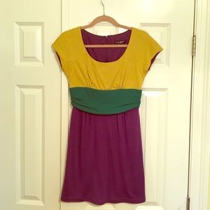 Betsey Johnson "mardi gras dress" size 6