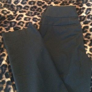 Black Ann Taylor Loft Julie Straight pants.