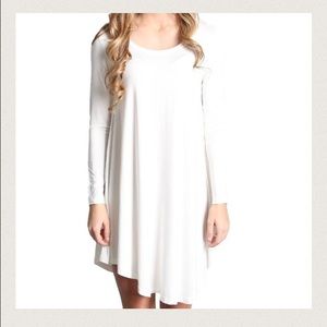 Long Sleeve Piko Dress
