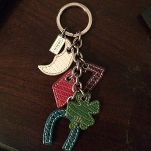 Authentic coach keychain