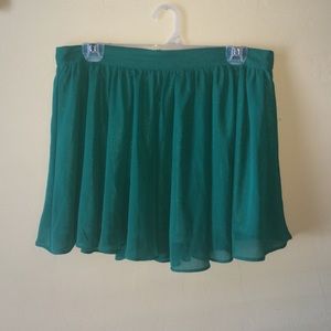 Blue/green skirt