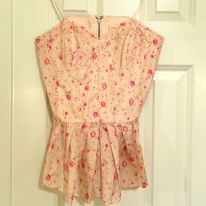 Rebecca Taylor strapless bustier top