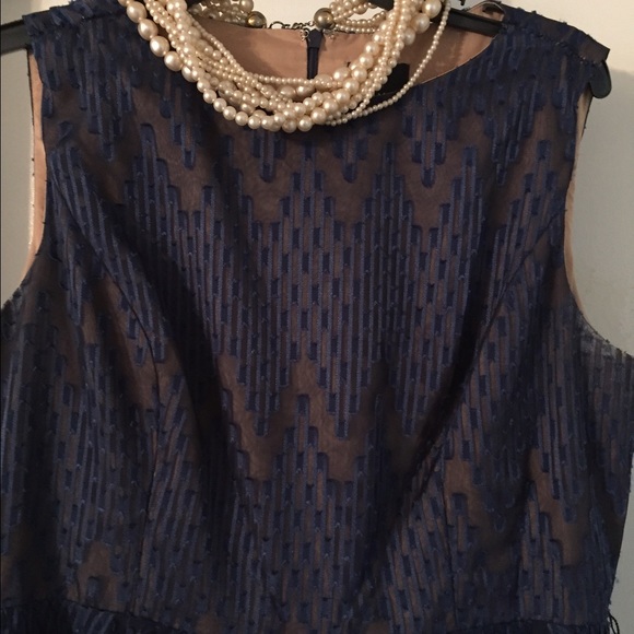 Navy blue dress