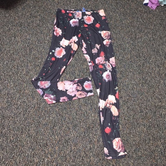Adidas Floral Print Leggings