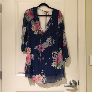 Lulus floral shift dress - so sweet!