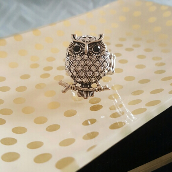 Crystal Owl ring