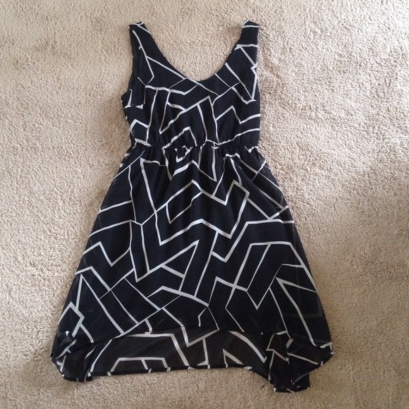 Black and white dress