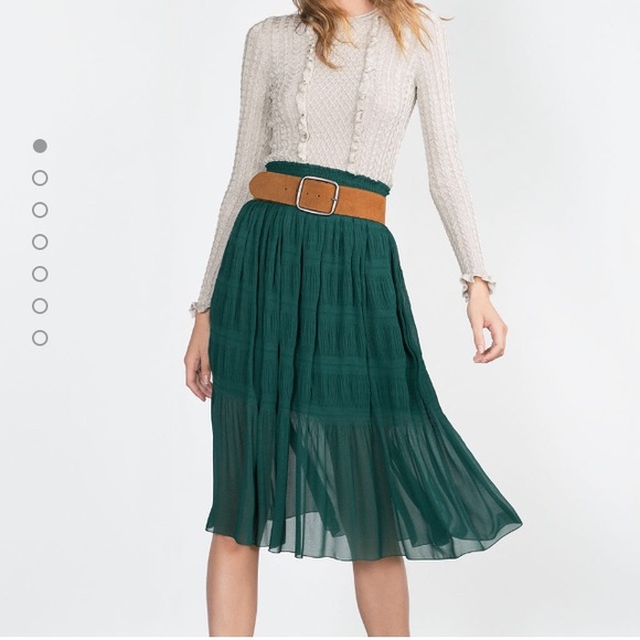 Emerald Zara skirt💃🏻