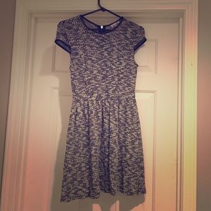 Simple Black and White Dress