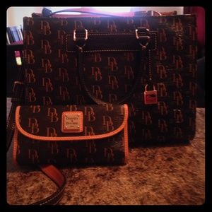 Dooney & Bourke handbag and wallet