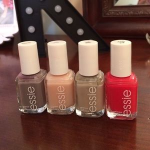 Essie nail polish 10 dollars for all four polishes