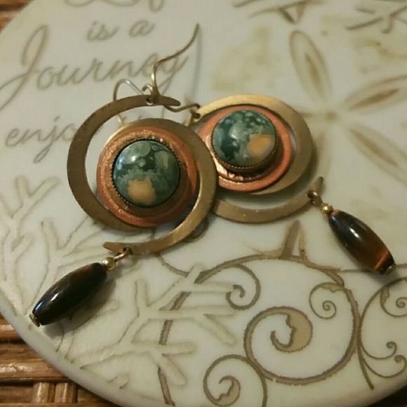 Gemstone earrings