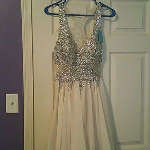 Gorgeous beaded homecoming dress