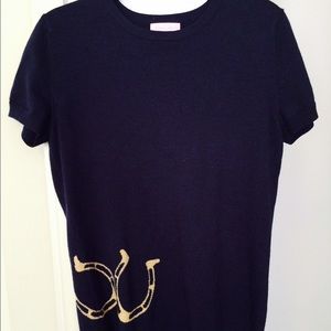 {Lilly Pulitzer short sleeve sweater}