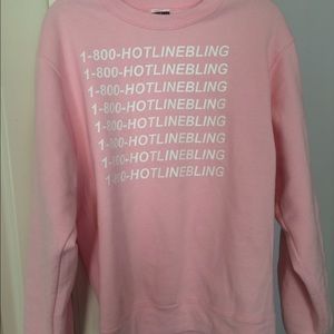{drake // hotline bling sweatshirt}