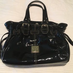 Black Leather Dooney & Bourke purse