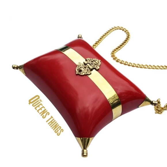 Red Majestic Pillow Clutch