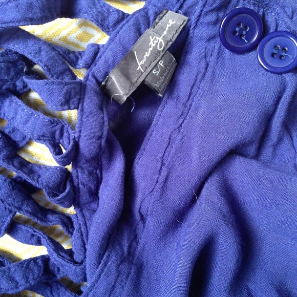 Blue dress with criss cross back - Picture 3 of 3