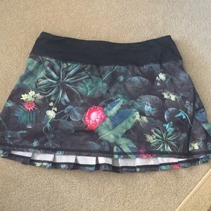 Lululemon Floral Tennis Skirt