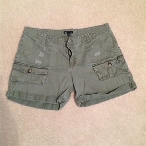 Green shorts from GAP