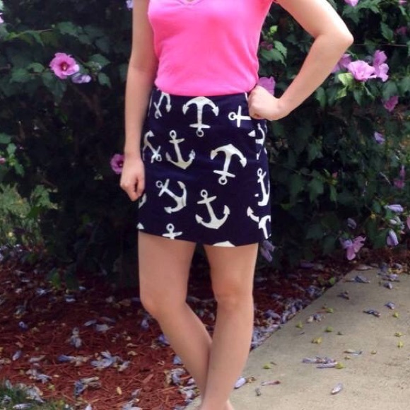 J. Crew anchor skirt