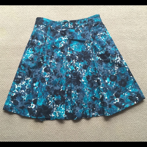 J. Crew Floral Sylvia Skirt