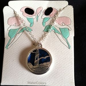 Cape lookout lighthouse necklace!