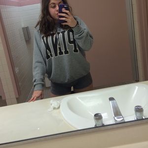 Grey oversized hoodie