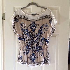 White House Black Market Size small silk blouse