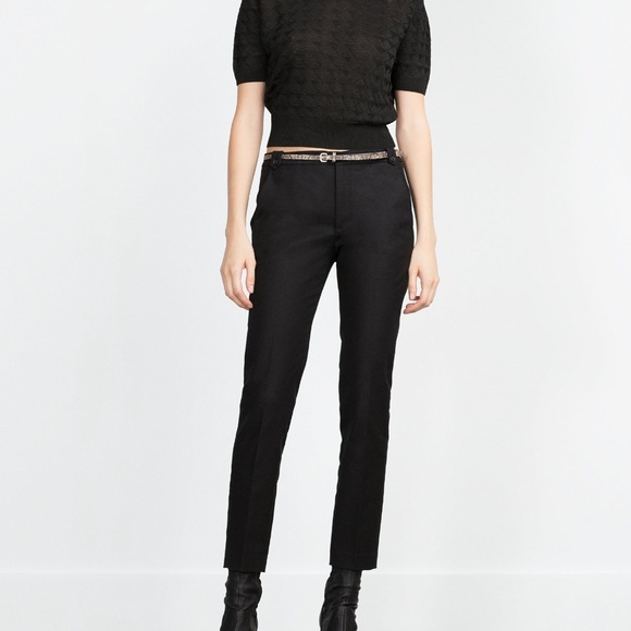 ZARA Double Fabric Trousers