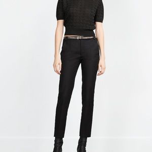 ZARA Double Fabric Trousers