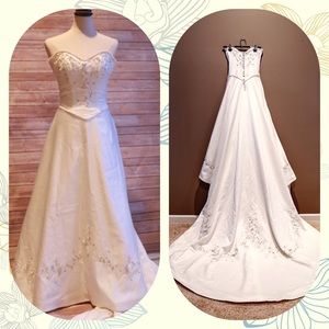 Eden Bridals Satin A-Line Gown💐