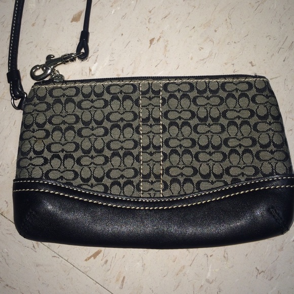Authentic coach wristlet