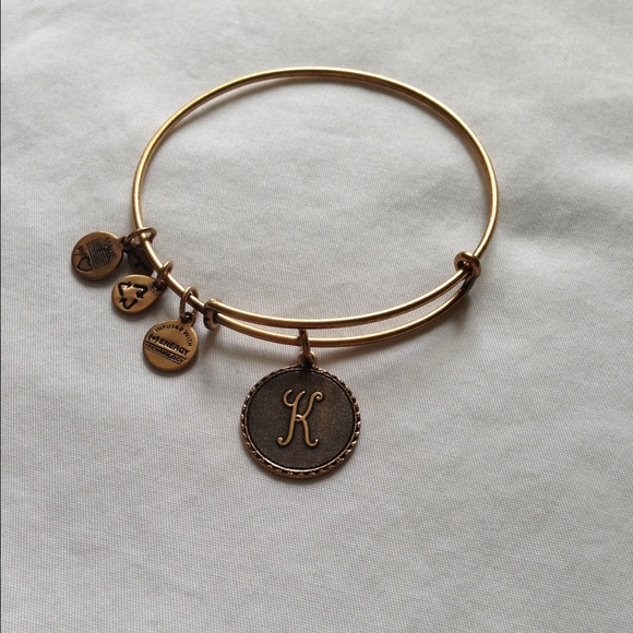 Alex and Ani Initial 'K' bracelet