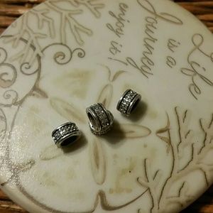 Set of 4 Brighton spacer beads