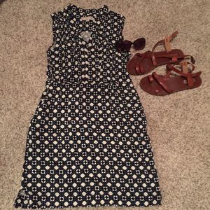 LOFT Geometric Sun Dress