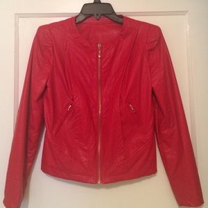 Red jacket