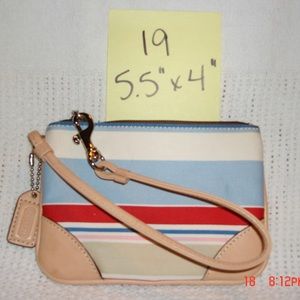 NWOT Coach Wristlet