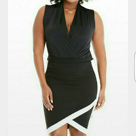 Plus Size Venecia Wrap Front Bodysuit