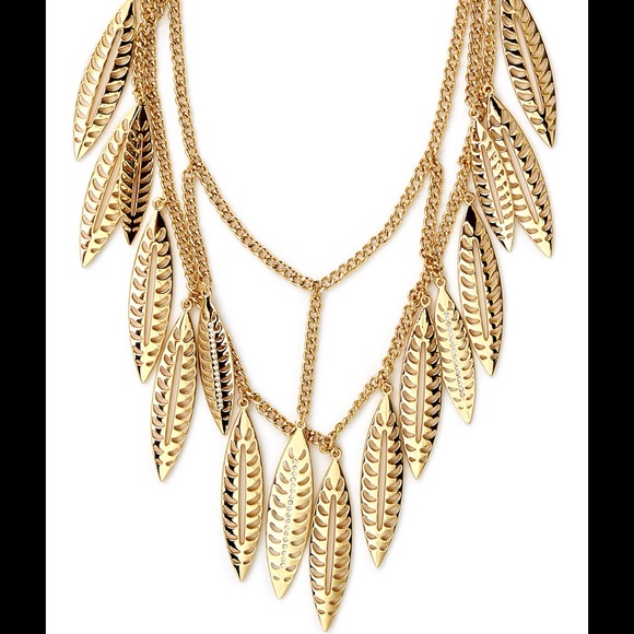 Rebecca Minkoff leaf necklace