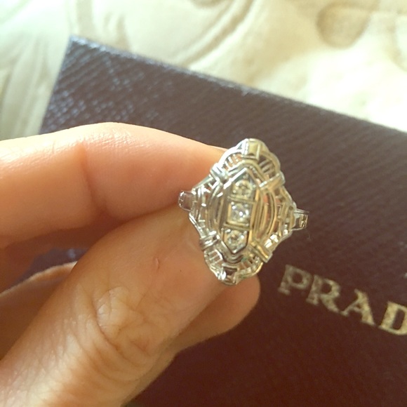 Vintage 1920 engagement ring