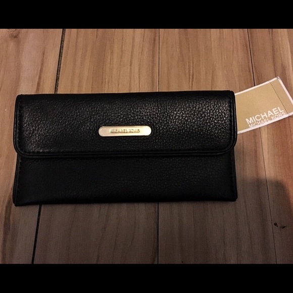Michael Kors Black Leather Wallet