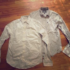 BUNDLE! 2 Mens Abercrombie & Fitch Button Downs!