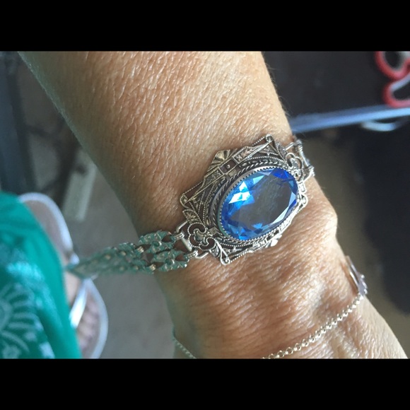 Vintage 1920 Art Deco SGD welds filigree bracelet!