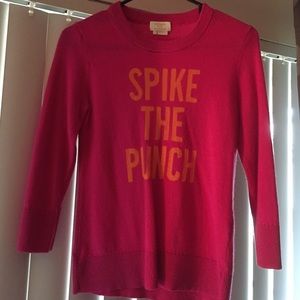 Spike the Punch Kate Spade sweater
