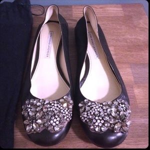 Vera Wang Lavender Black Flats