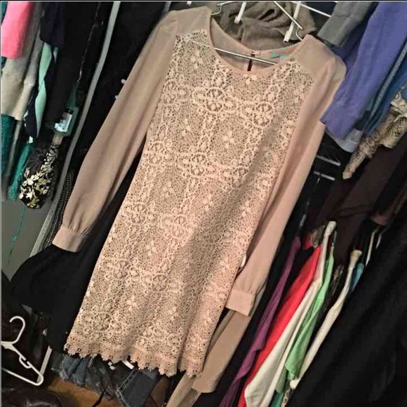 Sheer lace dress
